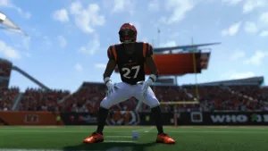 Football_ Player_ Stance_ Field_27 Wallpaper