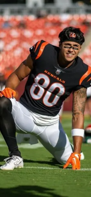 Football Player Warming Up Andrei Iosivas Wallpaper