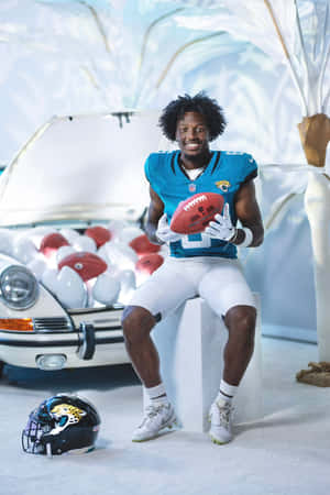 Football Player Winter Photoshoot Wallpaper