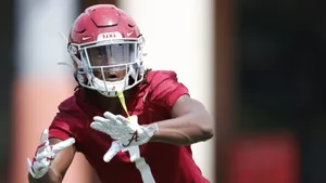 Football Playerin Actionat Training Wallpaper