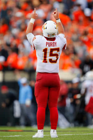 Football Quarterback Signal15 Purdy Wallpaper