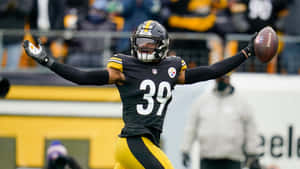 Football Safety Minkah Fitzpatrick Pittsburgh Steelers Wallpaper