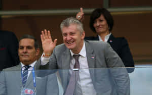 Football Sidelines Davor Suker Candid Wallpaper