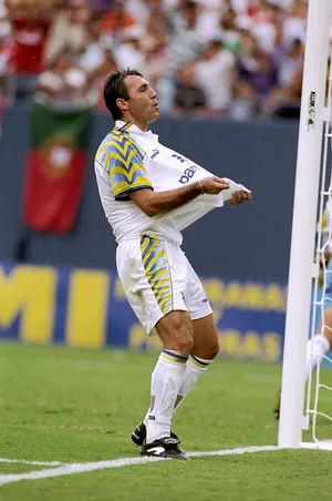 Football Star Hristo Stoichkov Wallpaper