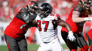 Football Tackle Grady Jarrett Defensive Wallpaper