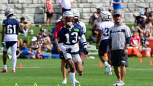 Football Training Session Patriots Wallpaper