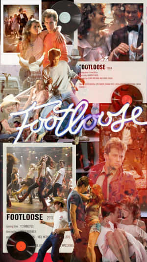 Footloose Movie Comparison Collage Wallpaper