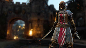 For Honor Game Peacekeeper Near Castle Wallpaper