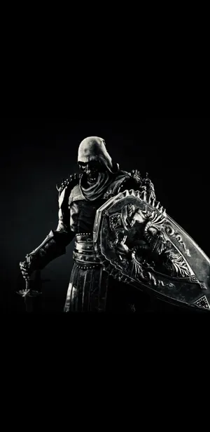 For Honor Phone Black Prior Black And White Wallpaper