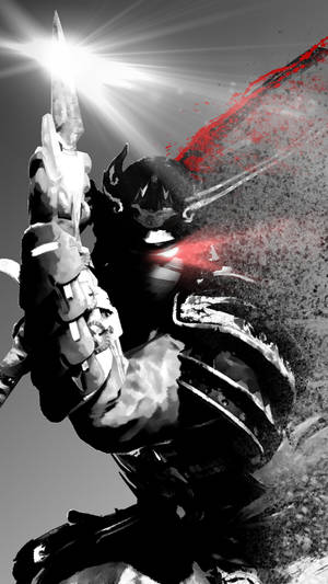 For Honor Phone Shinobi Black And White Aesthetic Wallpaper