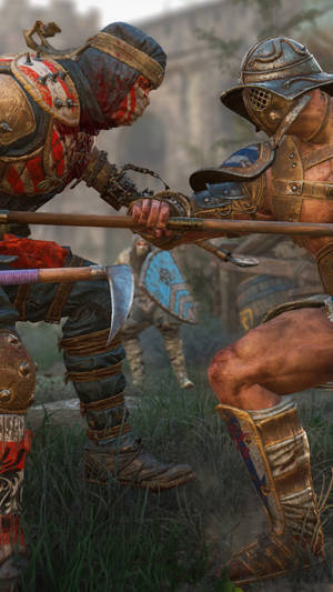 For Honor Phone Shinobi Vs. Gladiator Wallpaper