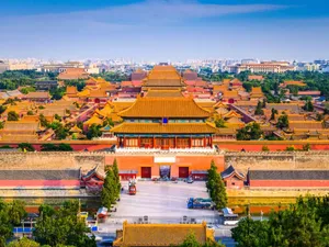 Forbidden_ City_ Aerial_ View_ Beijing Wallpaper