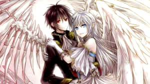 Forbidden Love Angel And Demon Wallpaper