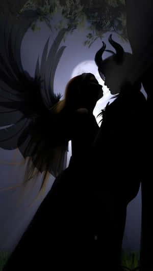 Forbidden Love Angel And Demon Wallpaper