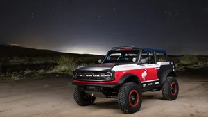 Ford Bronco Custom Painted Wallpaper