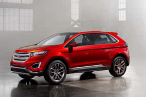 Ford Edge Driving On The Open Road Wallpaper