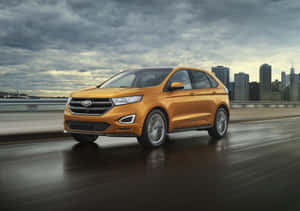 Ford Edge On The Road Wallpaper