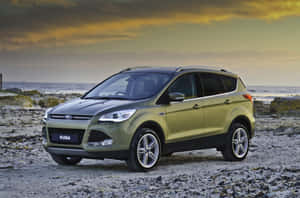 Ford Escape On A Scenic Road Wallpaper