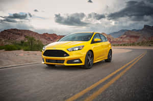 Ford Focus - A Powerhouse Of Performance And Style Wallpaper