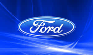 Ford Logo: A Symbol Of Automotive Innovation Wallpaper