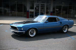 Ford Mustang Mach 1 Dominating The Road With Its Astounding Design And Unmatched Performance. Wallpaper