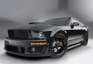 Ford Mustang Roush - A Perfect Blend Of Style And Performance Wallpaper