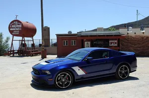 Ford Mustang Roush Stage 3 Performance Beast In Its Natural Habitat Wallpaper