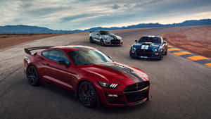 Ford Mustang Shelby G T500 Trioon Track Wallpaper