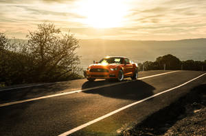 Ford Mustang Sunset Wallpaper