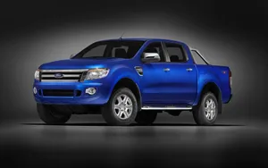 Ford Ranger In Action On Rocky Terrain Wallpaper