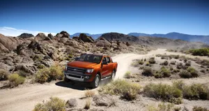 Ford Ranger Raptor On The Road Wallpaper