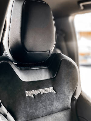 Ford Raptor Black Leather Seat Wallpaper