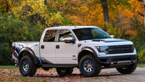 Ford Raptor With Carbon Hood Scoop Wallpaper