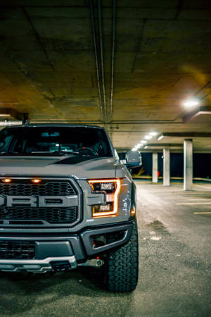 Ford Raptor With Orange Led Headlights Wallpaper