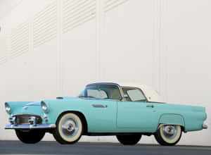 Ford Thunderbird Classic - A Timeless Masterpiece Wallpaper