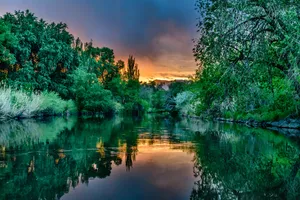 Forest Lake In Utah Wallpaper