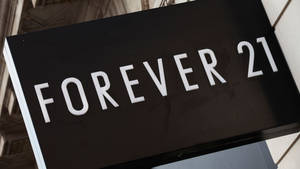 Forever 21 Black And White Signage Wallpaper