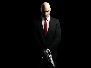 Formal Hitman Black Desktop Wallpaper