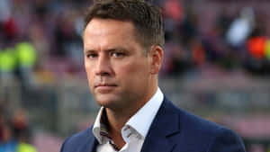 Former Footballer Michael Owen In Formal Attire Wallpaper