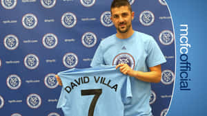 Former New York City Fc Spanish Footballer David Villa Wallpaper