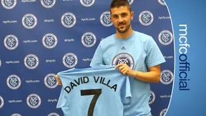 Former New York City Fc Spanish Footballer David Villa Wallpaper