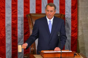 Former Speaker John Boehner Wielding The Gavel Wallpaper