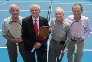 Former Tennis Players At Roy Emerson Tennis Center Wallpaper