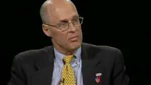 Former Us Treasury Secretary Henry Paulson With A Serious Expression Wallpaper