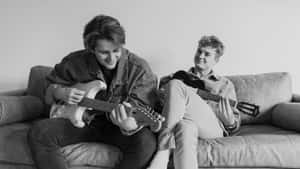 Forrest Frank Playing Guitar Wallpaper