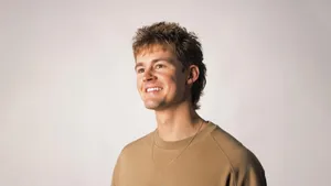 Forrest Frank Smiling Portrait Wallpaper