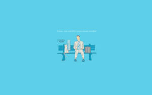 Forrest Gump Cartoon Drawing Wallpaper