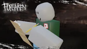 Forsaken Roblox Character Reading Map Wallpaper