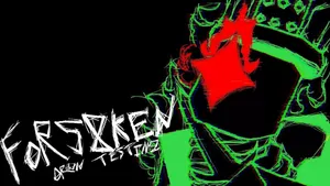 Forsaken Roblox Glitch Art Wallpaper