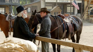 Forsaken Western Town Encounter Wallpaper